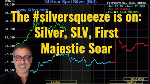 #silversqueeze is on as SLV, Silver, & First Majestic Soar