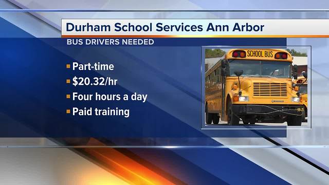 School bus drivers needed in Ann Arbor area