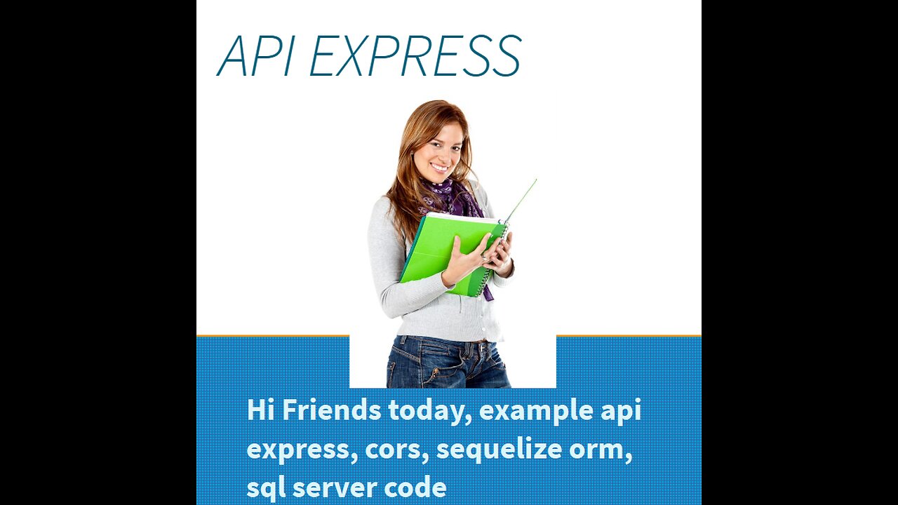 example api express, cors, sequelize orm, sql server