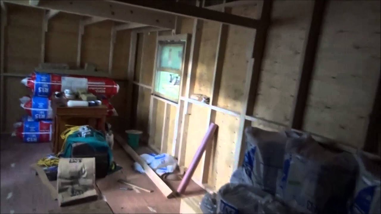 Insulating Tiny Home Kitchen And Bathroom