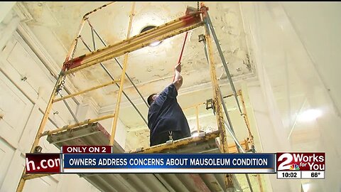 Owners address concerns about mausoleum condition