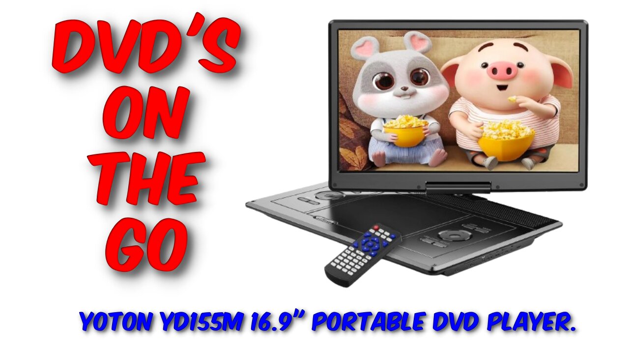 YOTON YD155M 16.9" Portable DVD Player Review