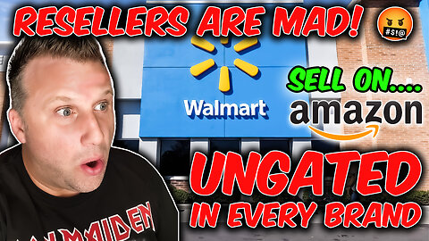 🔥 MASSIVE 🔥 Amazon FBA Ungating CHEAT CODE In WALMART To Major Brands That NOBODY Will Tell YOU!