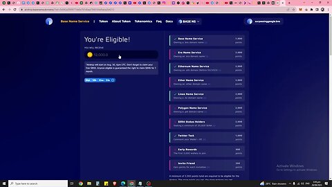 Get A Guaranteed BaseNames $BNS Airdrop On The Basechain By Doing This. Limited Time!!!
