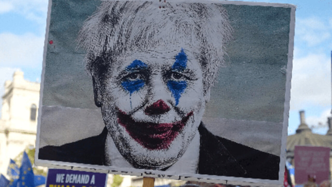 THE ARROGANT LIAR WE ALL KNOW AS ALEXANDER BORIS DE PFEFFEL JOHNSON