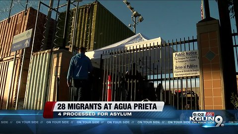 Migrants arrive in Agua Prieta, seek asylum through Douglas Port of Entry