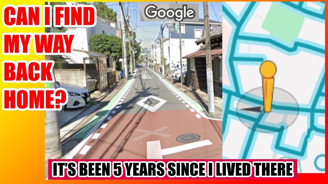 Using GOOGLE Maps to Find My OLD Flat in Japan #japan #apartments #google #tokyo