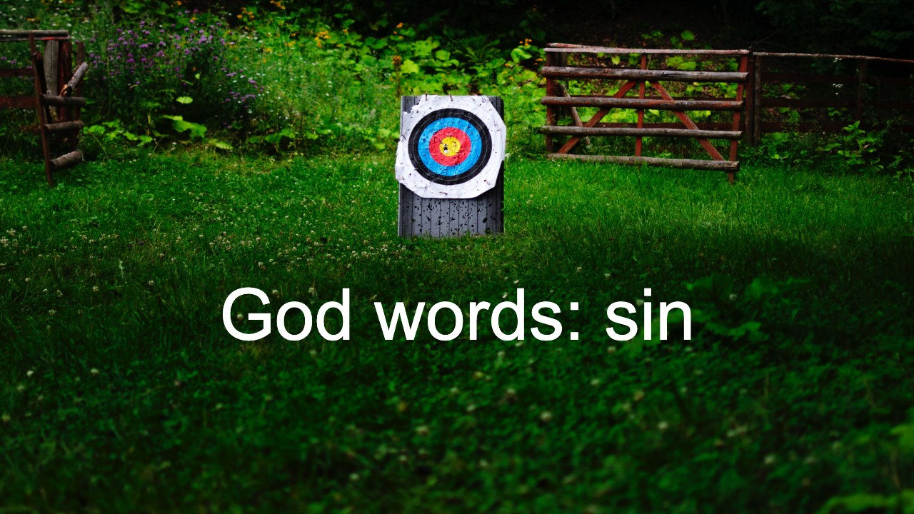 God words: sin
