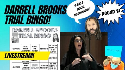 Darrell Brooks Trial Bingo Round 2