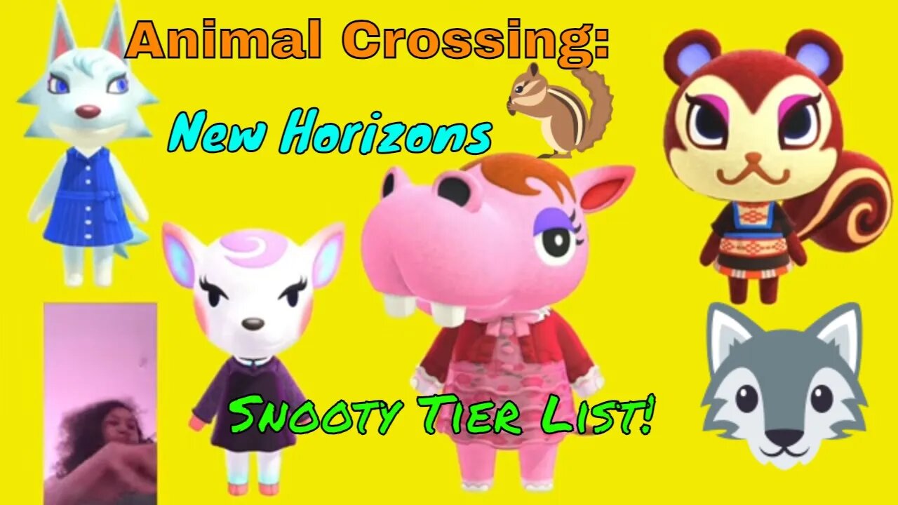 Animal Crossing: New Horizons Snooty Villager Tier List 2022! 😎