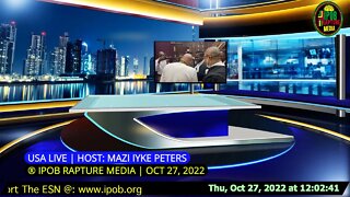 Welcome To The University Of Radio Biafra | USA LIVE | Host: Mazi Iyke Peters | Oct 27, 2022