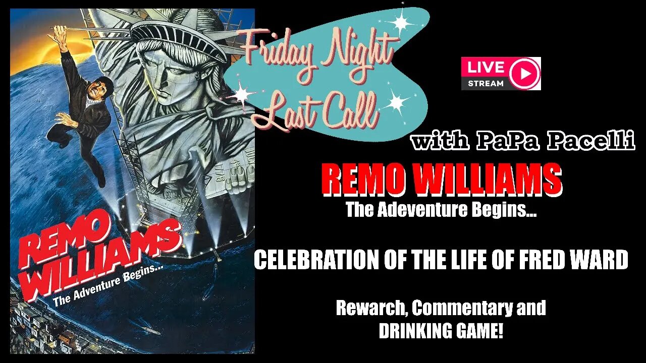 Friday Night Last Call - Remo Williams Rewatch, Fred Ward Memorial and Drinking Game!