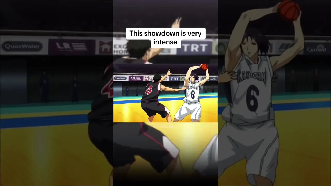 This showdown is very intense 😤 #anime #kurokonobasket #fyp