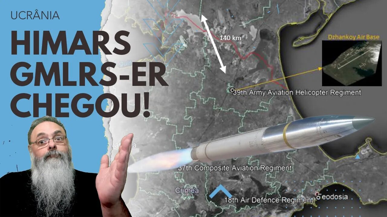 UCRANIANOS atingiram BASE AÉREA de DZHANKOY na CRIMÉIA o que INDICA uso dos novíssimos GMLRS-ER