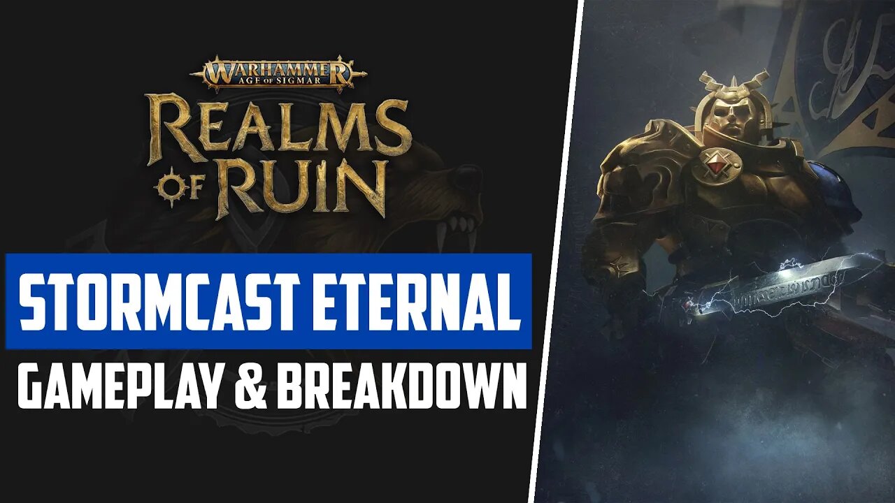 REALMS OF RUIN: STORMCAST Eternal Combat Ethos! Gameplay & Breakdown