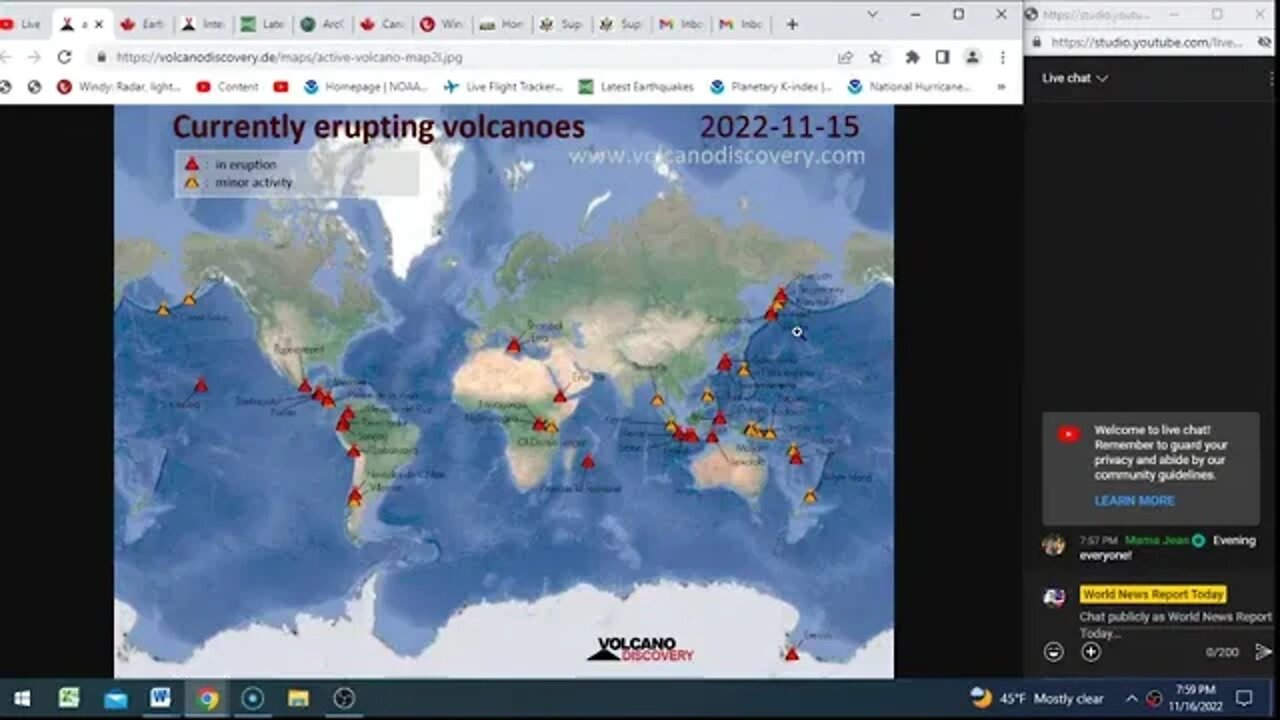 Volcanoes Earthquakes And Wildfires Live With World News Report Today November 16th 2022!