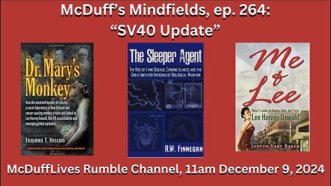 McDuff's Mindfields, ep. 264: "SV40 Update"