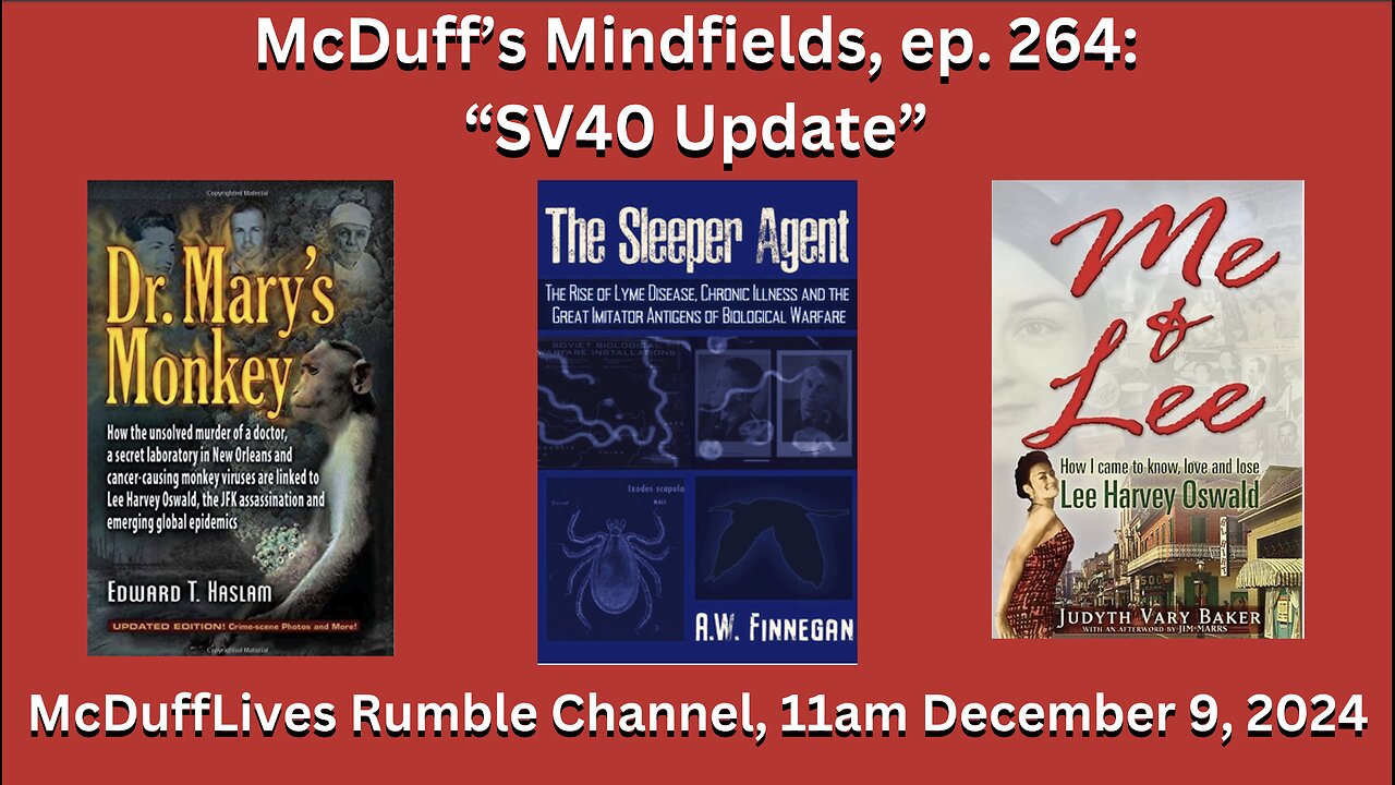 McDuff's Mindfields, ep. 264: "SV40 Update"