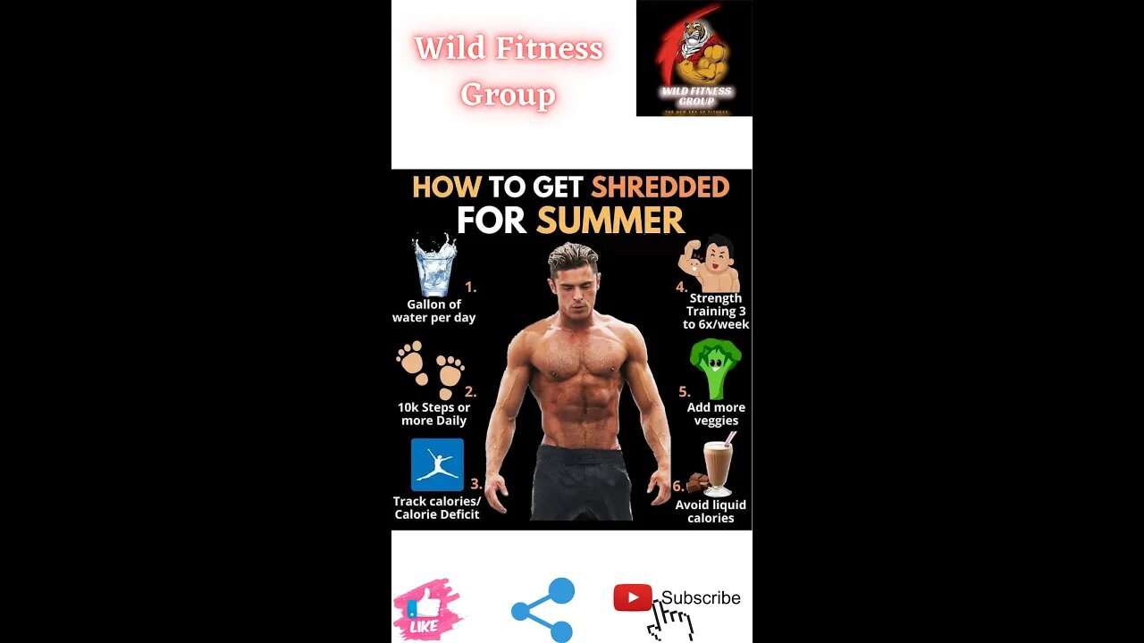 🔥How to get shredded for summer🔥#fitness🔥#wildfitnessgroup🔥#shorts🔥