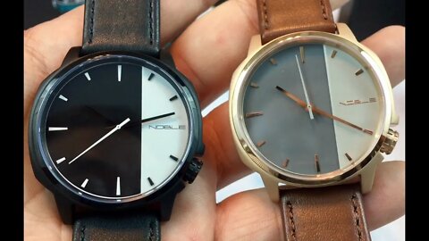 The upcoming Rose Gold and Black Offset collection of watches from Noble Timepieces