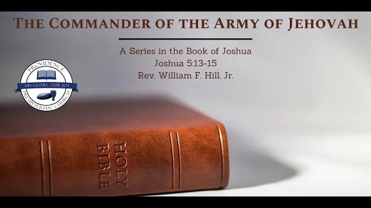 Joshua 5:13-15: The Commander of the Army of Jehovah