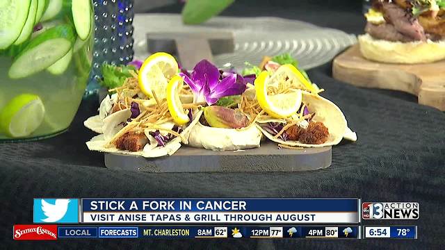 Anise Tapas and Grill participate in Stick a Fork in Cancer campaign