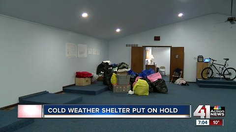 Building for JoCo cold-weather shelter remains vacant