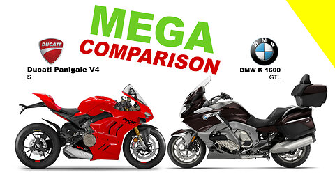 MEGA COMPARISON | Ducati Panigale V4 vs BMW K 1600 | Kuch Bhi