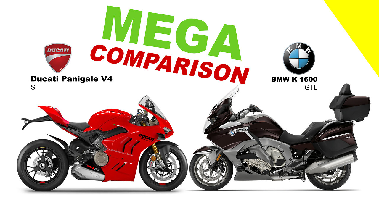 MEGA COMPARISON | Ducati Panigale V4 vs BMW K 1600 | Kuch Bhi