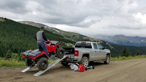 Loading up the camp site!