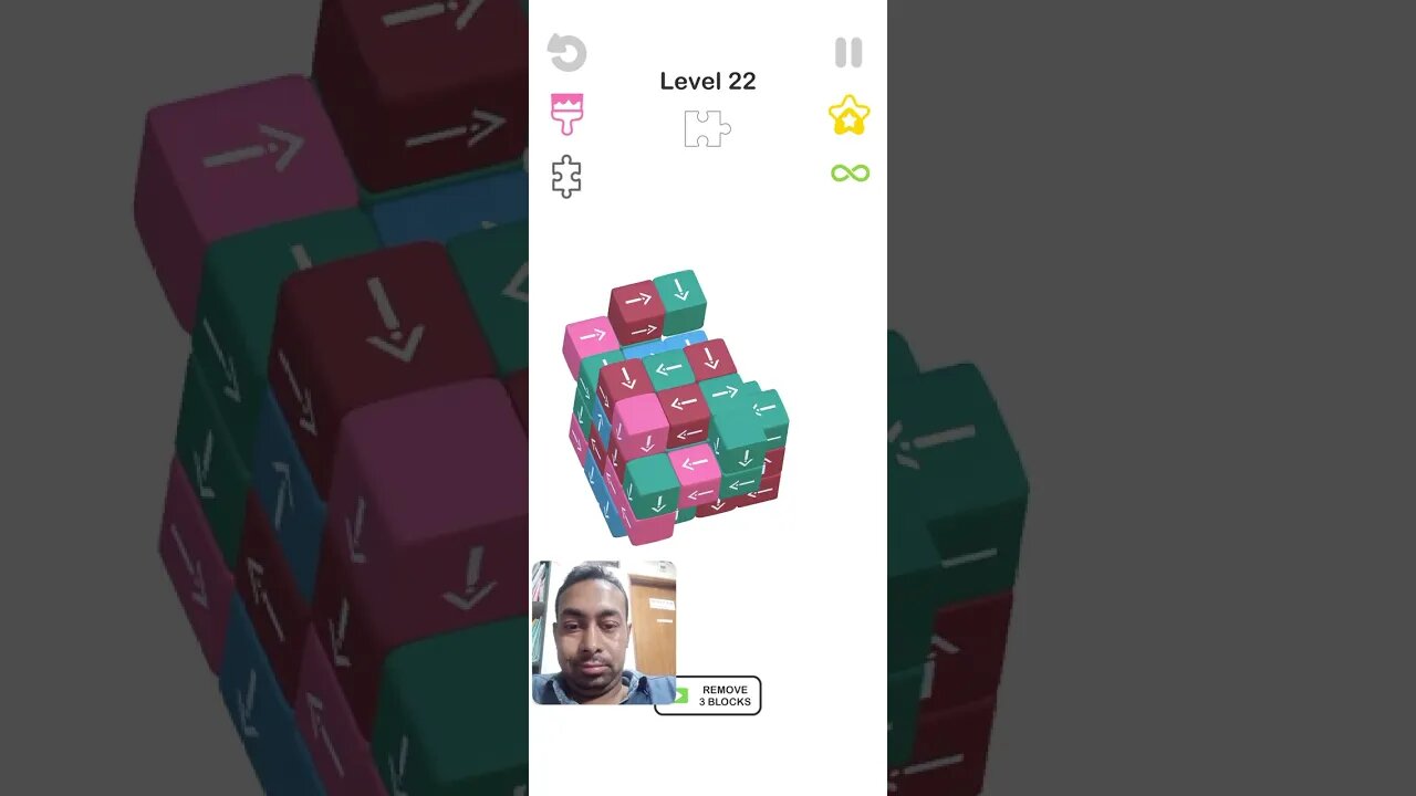 Tap Master Take Blocks Away Level 22 #gameday #game #gameplay #Tapmaster