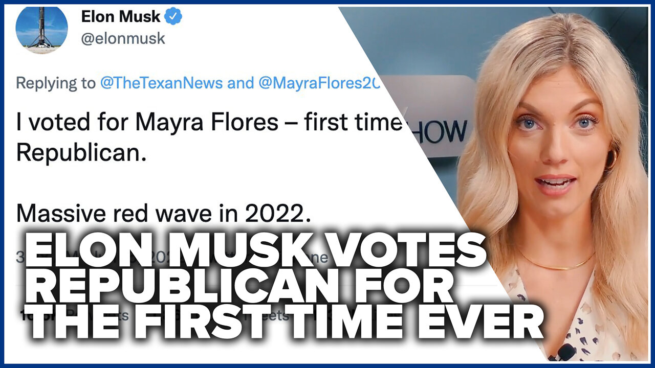 BREAKING: Elon Musk votes Republican for the first time ever