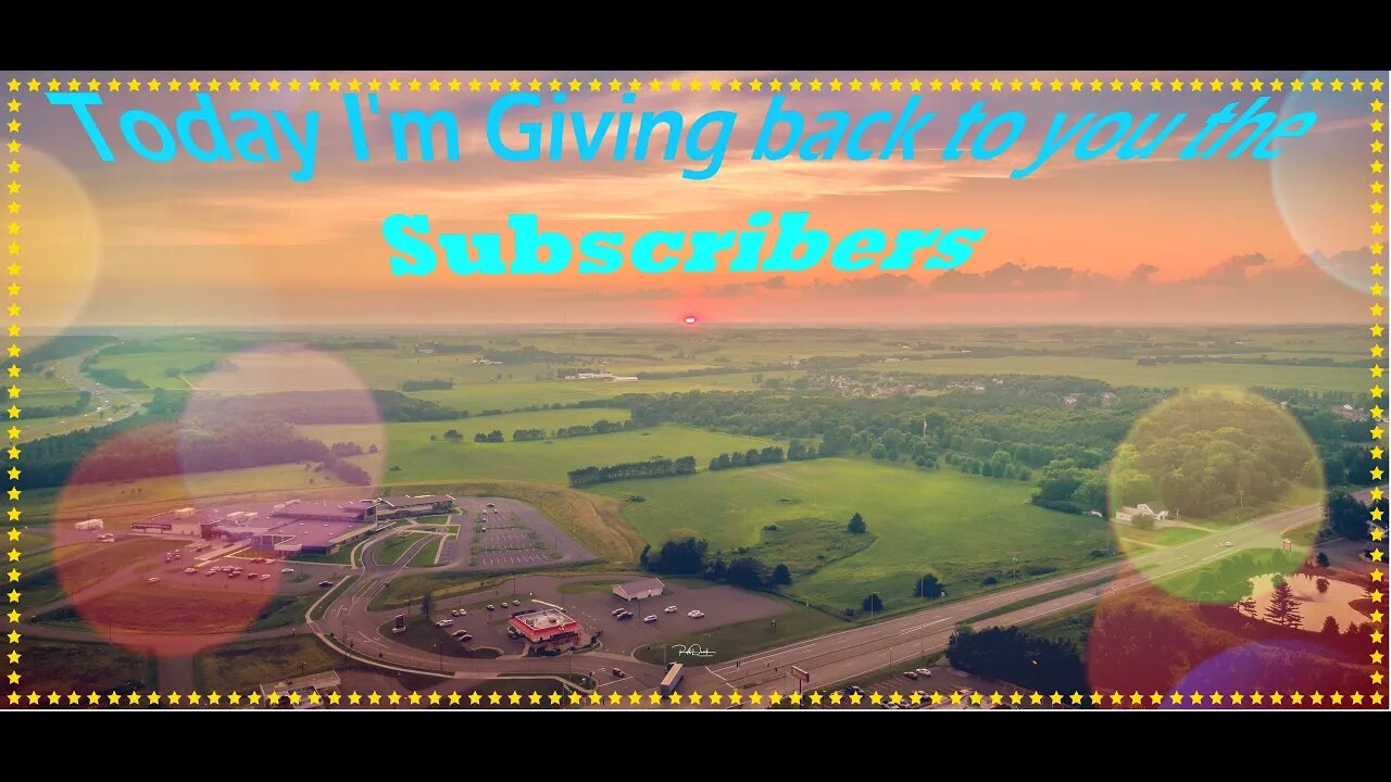 Today I'm Giving back to you the Subscribers (Giveaway)