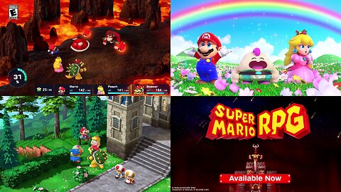Super Mario RPG Legend of the Seven Stars HD Remake Available Now Launch Trailer