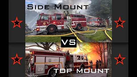 Who Has a Better Fire Engine Pump Style? Top Mount or Side Mount? Which should you buy? Critique