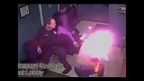 CORRECTION FROM 1ST Video - Catskills Police Set Man On Fire With Taser To Help & Save Him - He Dies