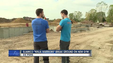 Local "American Ninja Warriors" break ground on new gym