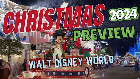 Walt Disney World 2024 Christmas Holiday Preview | Mickey's Very Merry Christmas Party | MagicalDnA