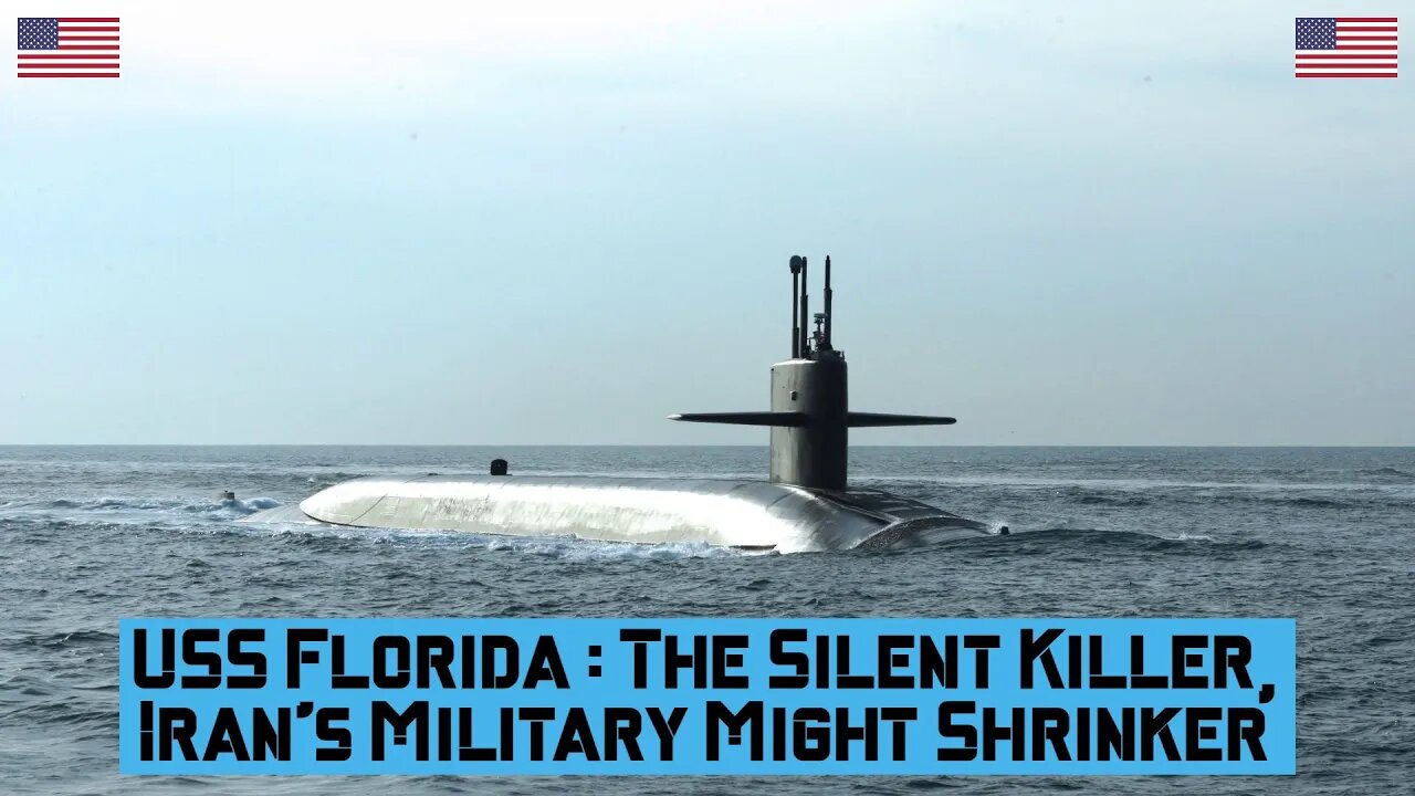 USS Florida : The Silent Killer, Iran's Military Might Shrinker #ussflorida #usnavy #shieldwall