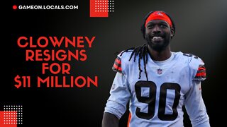 Jadeveon Clowney resigns with the Cleveland Browns for $11 million