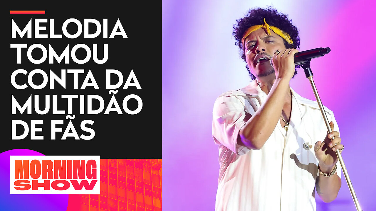 Bruno Mars surpreende com ‘Evidências’ em show no The Town