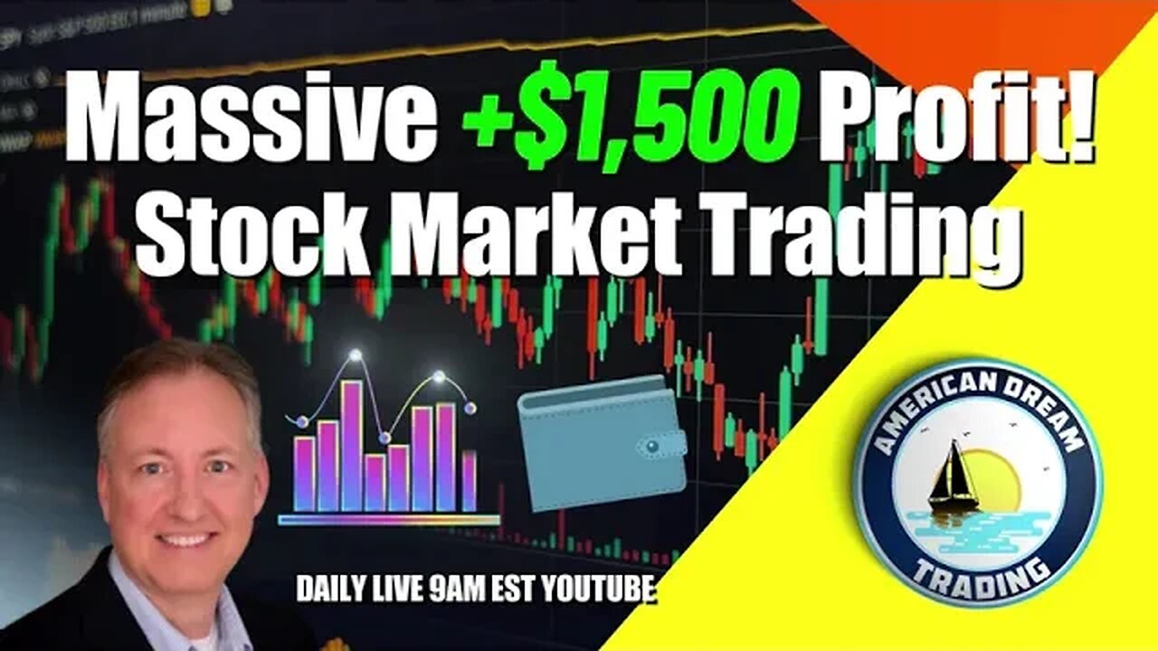 Massive +$1,500 Profit - VIP Members Stock Market Trading