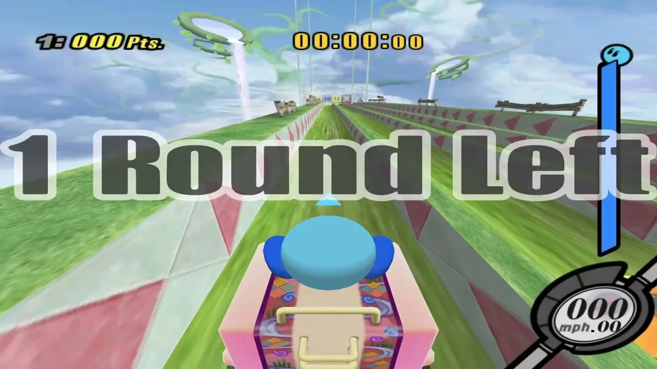 Kirby Air Ride target flight