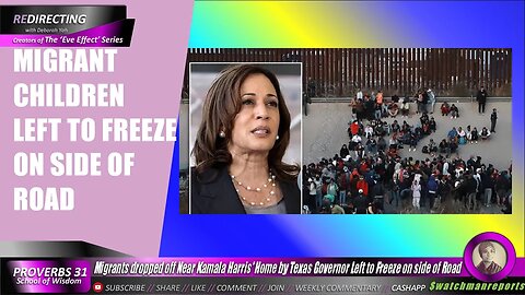 Migrants dropped off Near Kamala Harris’ Home by Texas Governor Left to Freeze on side of Road