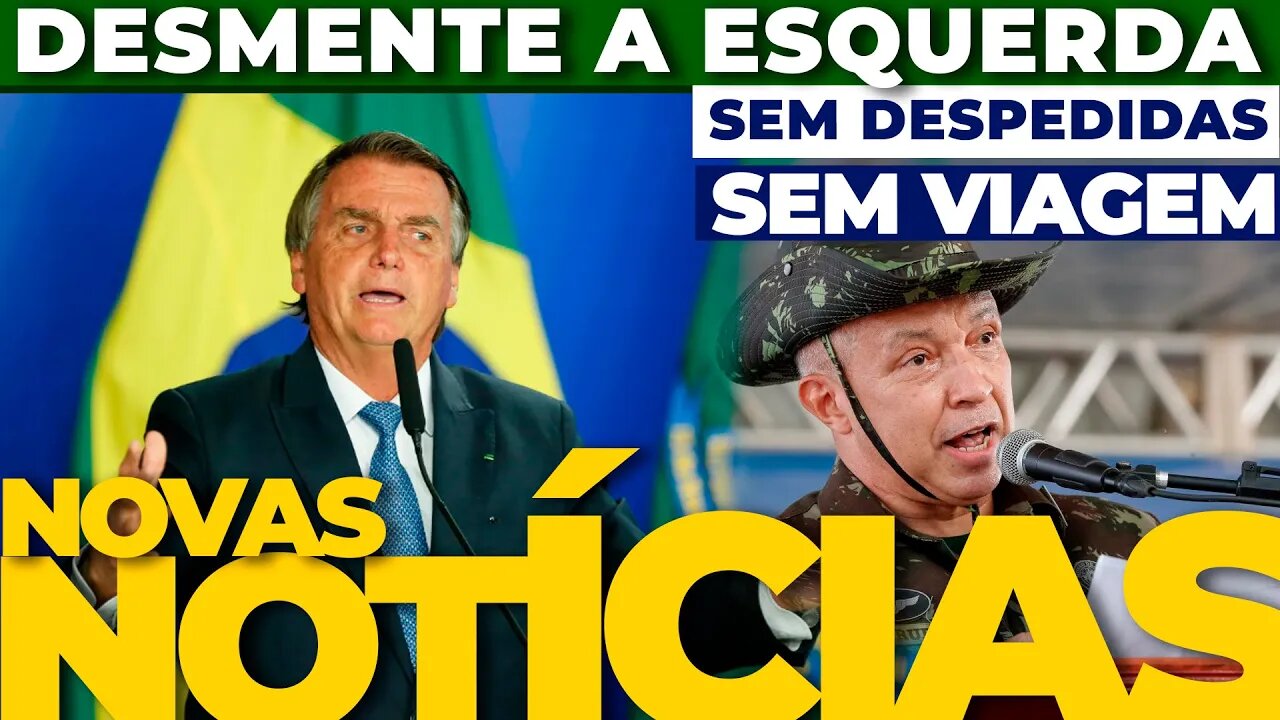 🔴URGENTE: Bolsonaro desmente viagem aos Estados Unidos +AS ÚLTIMAS NOTÍCIAS🔴