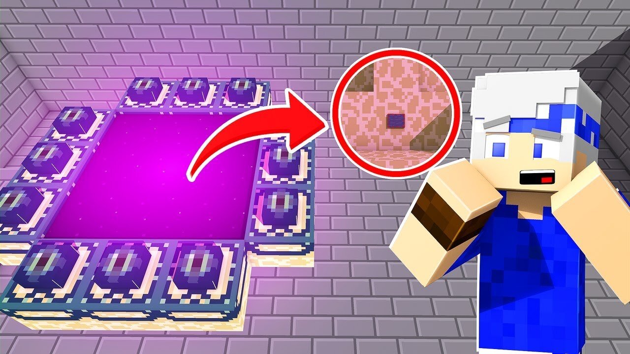 Ninguém ENCONTROU esse Botão SECRETO do minecraft | Find The Button in Minecraft