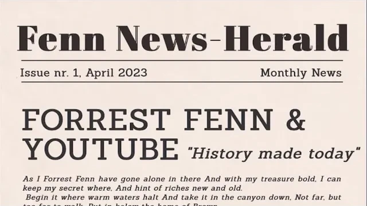 Breaking News 📰 1st Issue Of Fenn News - Herald Released Each And Every Month With Interviews 😎