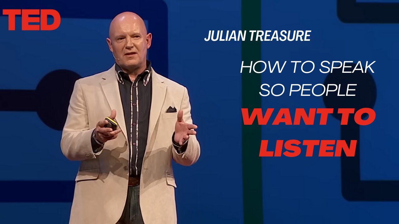 Julian Treasure : How to speak that makes people want to hear it