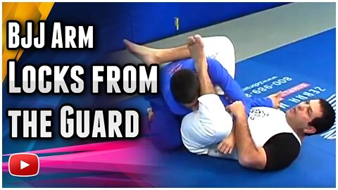 Brazilian Jiu Jitsu Arm Locks from the Guard featuring Master Marcus Vinicius Di Lucia