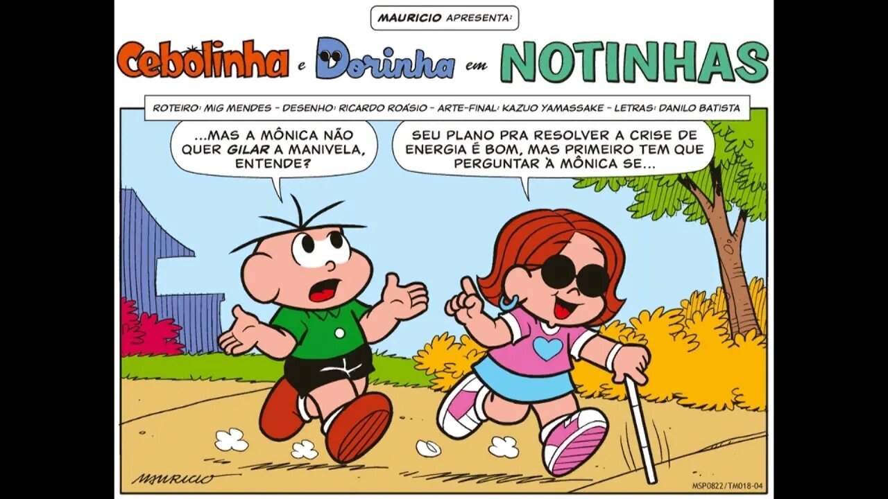 Cebolinha&Dorinha em-Notinhas | Gibis do Rapha 2